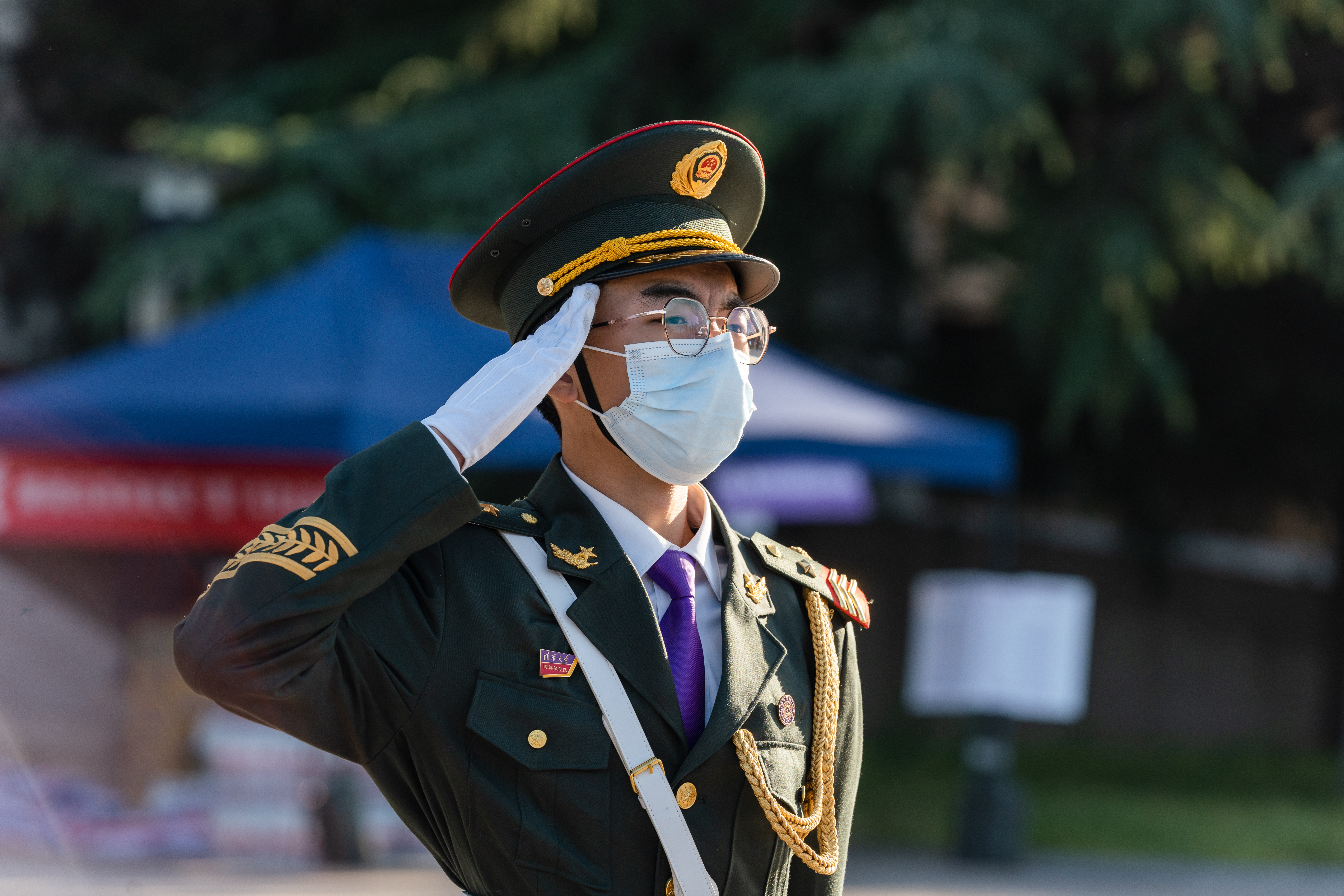 20220606-国旗仪仗队抗疫期间坚守岗位-李派、张晓峪、傅渝-升旗仪式17.jpg